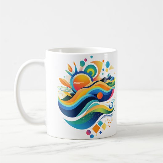 Wellen der Tasse des Lebens (Links)