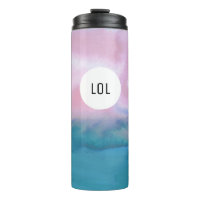 Wellen der Wasserfarbe Rosa Aquamarines Muster MON