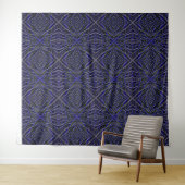 Wellen der Weisheit Wandteppich (Beispiel (Horizontal))