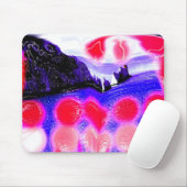 Wellen der Zeitkunst Mousepad (Mit Mouse)