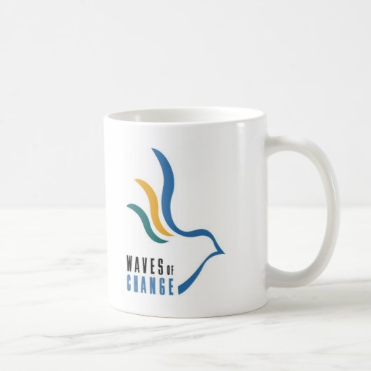 Wellen des Änderungs-Kaffees oben - besonders Kaffeetasse (Rechts)