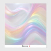 Wellen des Lichts Aufkleber (Blatt)