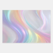 Wellen des Lichts Geschenkpapier Set (Vorderseite)
