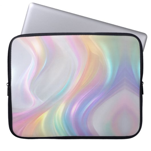 Wellen des Lichts Laptopschutzhülle (Vorderseite)