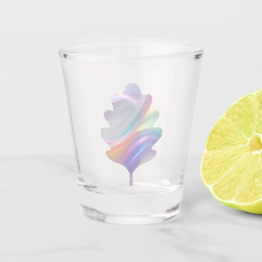 Wellen des Lichts Schnapsglas (Vorderseite)