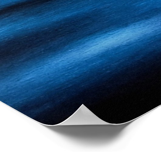 Wellen des Magischen Symphons der Adria-See Poster (Ecke)