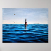 Wellen des Magischen Symphons der Adria-See Poster (Vorne)