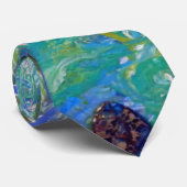 Wellen des Meeres Krawatte (Gerollt)