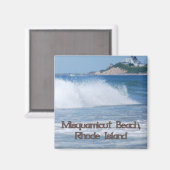 Wellen des Ozeans brechen Magnet (Vorderseite/Rückseite)