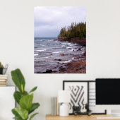 Wellen des Sees Superior Poster (Heimbüro)