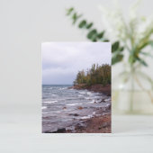 Wellen des Sees Superior Postkarte (Stehend Vorderseite)