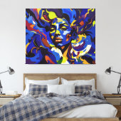 Wellen des Selbst Leinwanddruck (Insitu (Schlafzimmer))