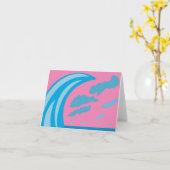 Wellen des Sommers Karte (Gelbe Blume)