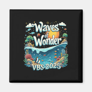 Wellen des Staunens Vbs Ozean Christlicher Glauben Magnet