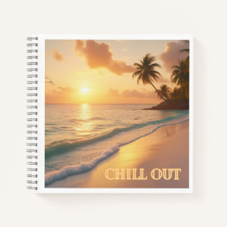 Wellen des Wandels - "Chill Out Sunrise Journal" Notizblock