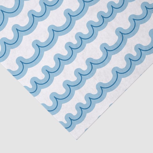 Wellen des Weißen Ozeans Seidenpapier (Ausschnitt)