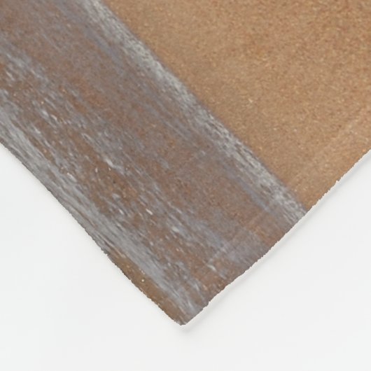 Wellen, die an der Küste abstürzen Fleecedecke (Ecke)