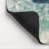 Wellen, die großes Sur Kalifornien gemalt Mousepad (Ecke)