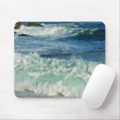Wellen, die großes Sur Kalifornien gemalt Mousepad (Mit Mouse)
