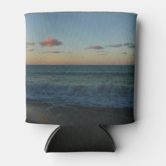 Wellen, die in der Sonnenuntergang-Landschaft abst Dosenkühler (Vorderseite)