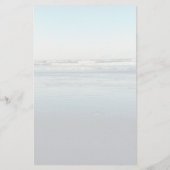 Wellen, die in Mit Monogramm Schriftpapier mit Lin Briefpapier (Rückseite)