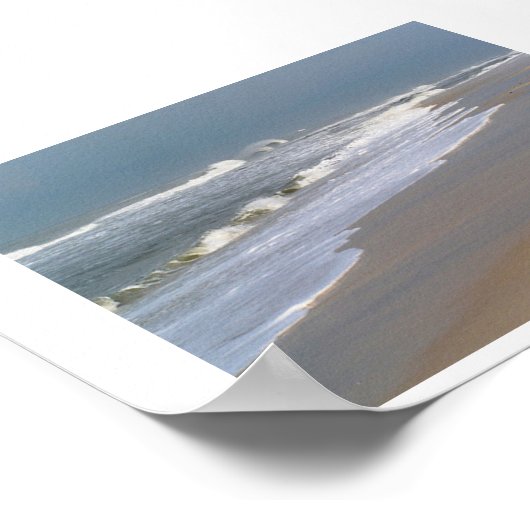 Wellen dringen ein poster (Ecke)