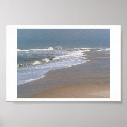 Wellen dringen ein poster (Vorne)