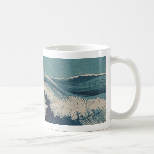 Wellen durch Konen Uehara Kaffeetasse (Rechts)
