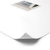 Wellen durchbrechen poster (Ecke)