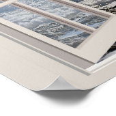 Wellen durchbrechen poster (Ecke)