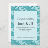 Wellen Einladung (Vorne/Hinten)