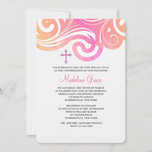 Wellen-Einladung Einladung (Vorderseite)