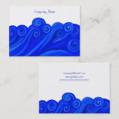 Wellen, Firmennamen Visitenkarte (Vorne/Hinten)