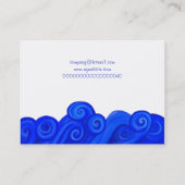 Wellen, Firmennamen Visitenkarte (Rückseite)