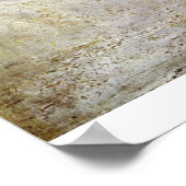 Wellen gegen den Wind von Joseph Turner Poster (Ecke)