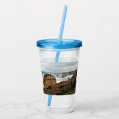 Wellen gegen die Zeit - Great Ocean Road Acryltrinkbecher (Rückseite)