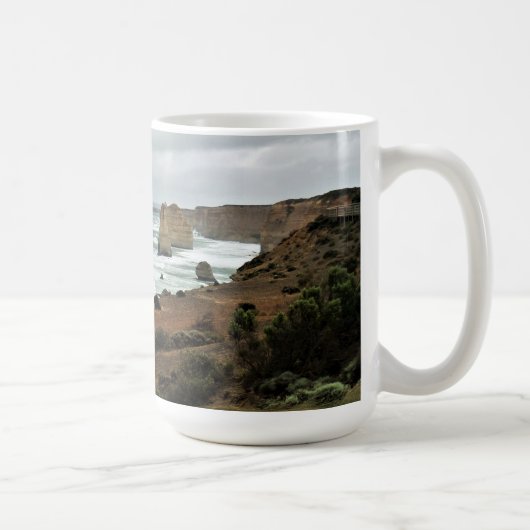 Wellen gegen die Zeit - Great Ocean Road Kaffeetasse (Rechts)