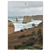 Wellen gegen die Zeit - Great Ocean Road Klemmbrett (Rückseite)