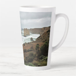 Wellen gegen die Zeit - Great Ocean Road Milchtasse