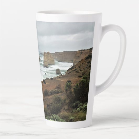 Wellen gegen die Zeit - Great Ocean Road Milchtasse (Rechts)