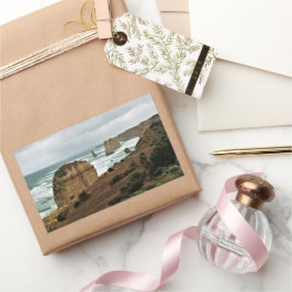 Wellen gegen die Zeit - Great Ocean Road Rechteckiger Aufkleber