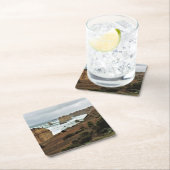 Wellen gegen die Zeit - Great Ocean Road Rechteckiger Pappuntersetzer (Vor Ort)