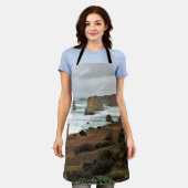 Wellen gegen die Zeit - Great Ocean Road Schürze (Getragen)