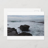 Wellen gegen Steine Postkarte (Vorne/Hinten)