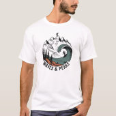 Wellen & Gipfel T-Shirt (Vorderseite)