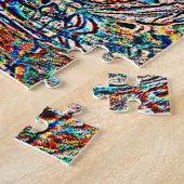 WELLEN-GLAS-DESIGN 2 PUZZLE (Seite)