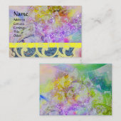 WELLEN hell, lebendig, gelb, blau, lila funkeln Visitenkarte