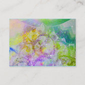 WELLEN hell, lebendig, gelb, blau, lila funkeln Visitenkarte
