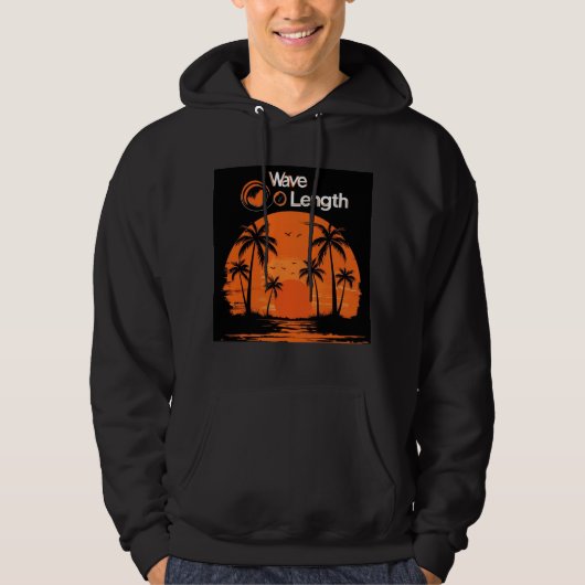 Wellen Hoodie (Vorderseite)