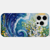 Wellen | Impressionismus Malerei Case-Mate iPhone Hülle (Rückseite (Horizontal))
